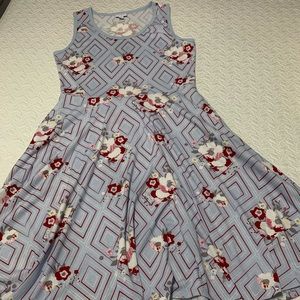 NWOT LuLaRoe Nicki dress size L